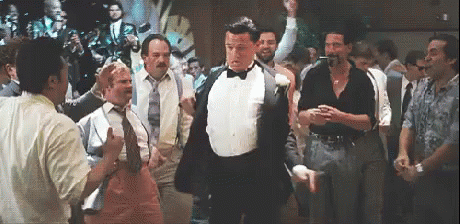 Leonardo Dicarpio Club Party GIF