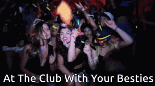 Selena Gomez Night Club Party GIF