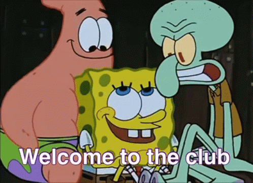 Spongebob Welcome To The Club Party GIF