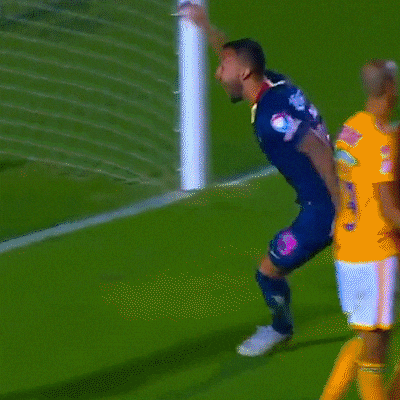 Club America Runs Shouting GIF