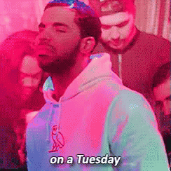 Club Going Up On A Tuesday Drake Singing GIF