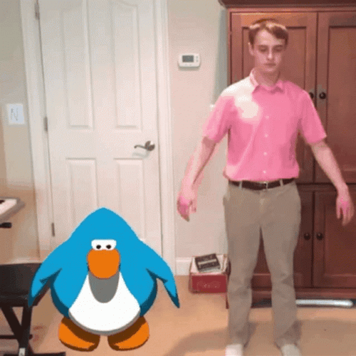 Image tagged in gifs,club penguin,teletubbies,dance - Imgflip