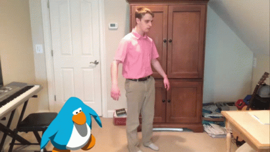 Club Penguin Dance GIF