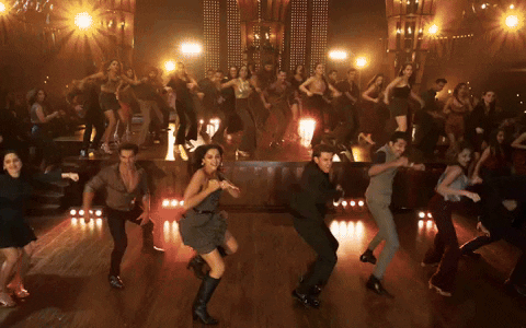 Clubbing Bollywood Cast Dance GIF