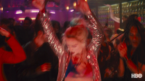 Clubbing Harley Quinn Dancing GIF