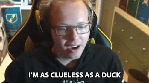 Clueless As A Duck GIF