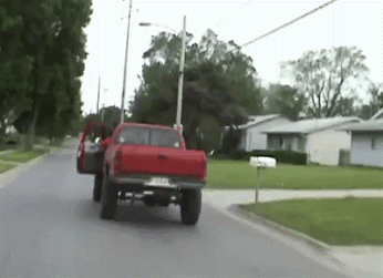 Clueless Car Exhibitionist GIF