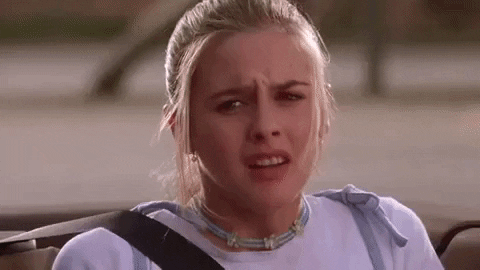 Clueless Cher Squinting Eye GIF