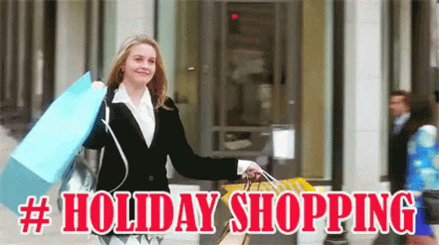 Clueless Holiday Shopping GIF