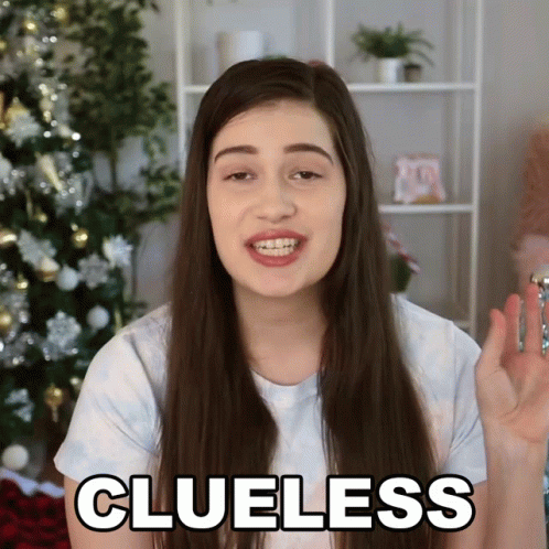 Clueless Long Hair Girl GIF