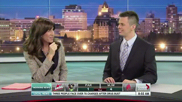 Clueless Male Newscaster GIF