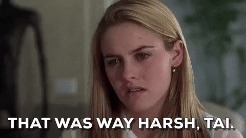 Clueless Movie Hurt Reaction GIF