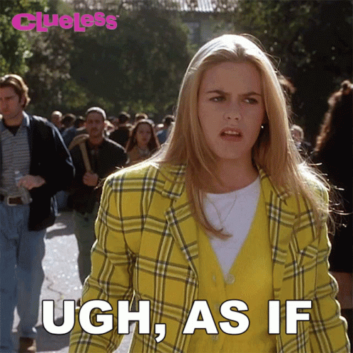 Clueless Woman in Yellow Plaid Jacket