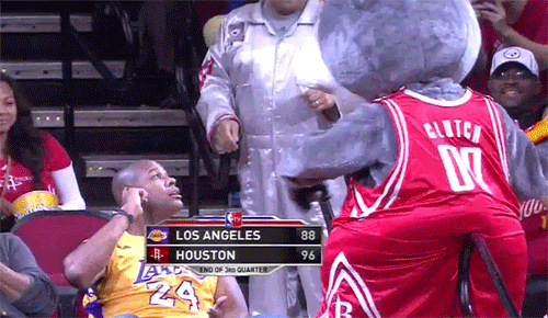 Clutch Smacks Lakers Fan GIF