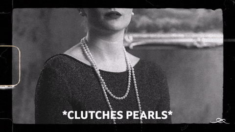 Clutches Pearls Vintage Movie Clip GIF