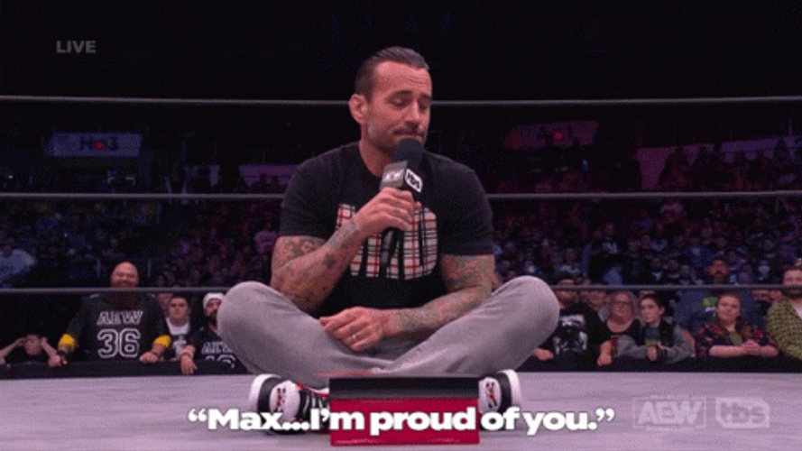 CM Punk Max I'm Proud Of You GIF