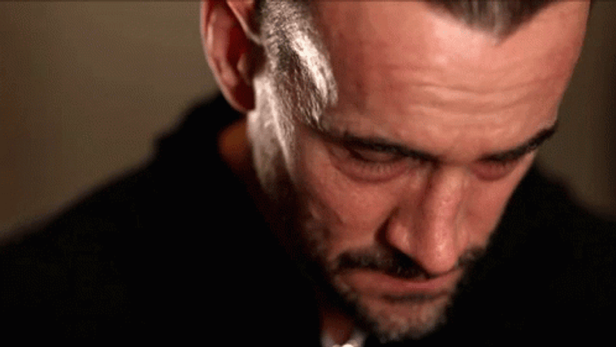 CM Punk Staring GIF