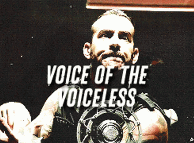 CM Punk Voice Of The Voiceless GIF