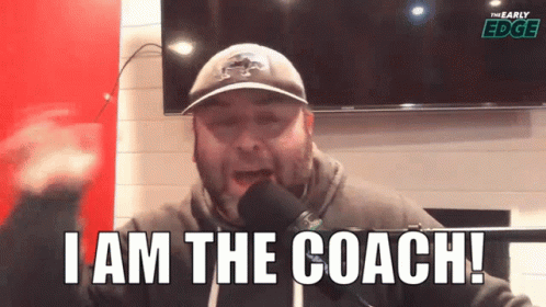 Coach Confidence Raising Arm GIF