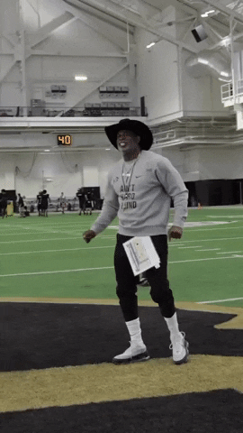 Coach Prime Deion Sanders Groovy Dancing GIF