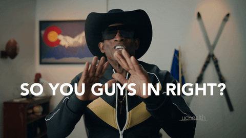 Coach Prime You Guys In Right GIF