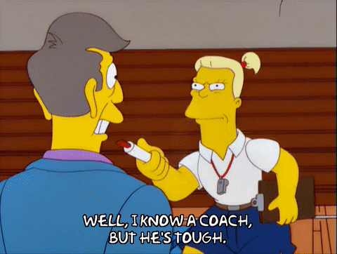 Coach Simpsons Pommel Horse GIF