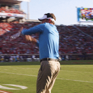 Coach Throw Ole Miss GIF