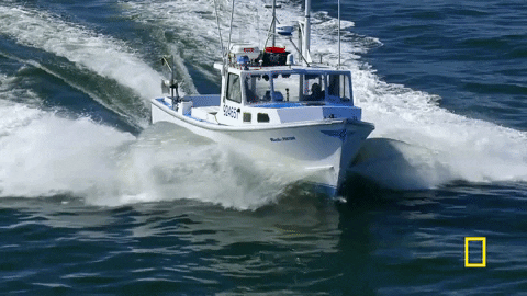Coast Guard Boat On The Run GIF