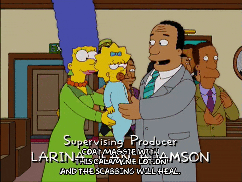 Coat With Calamine Lotion Scab Will Heal GIF