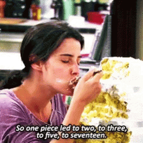 Cobie Smulders Eating Cake GIF