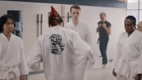 Cobra Kai Hawk Tattoos Class GIF
