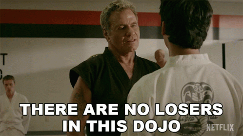 Cobra Kai Kreese No Losers GIF