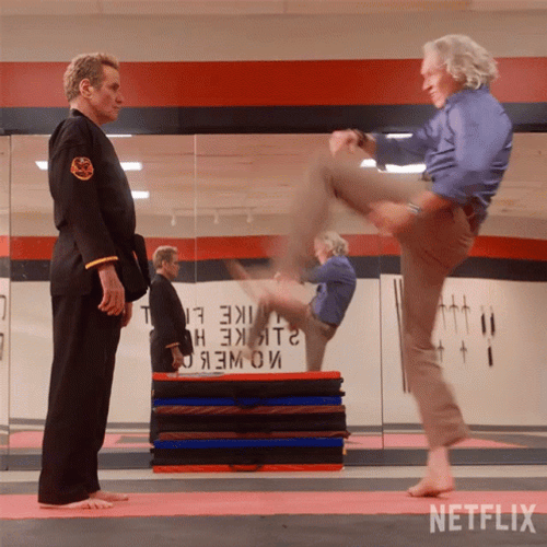 kick to the face gif
