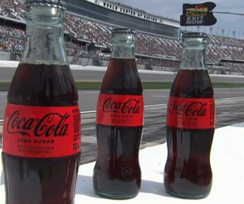 Coca Cola On Car Racing Event GIF