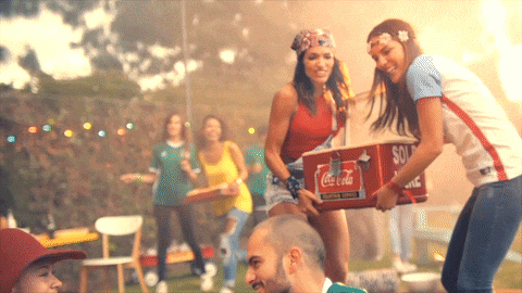 Coca Cola Refresh Pouring Water GIF