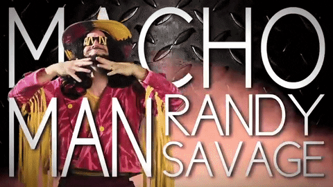 Cocky Macho Man Randy Savage GIF