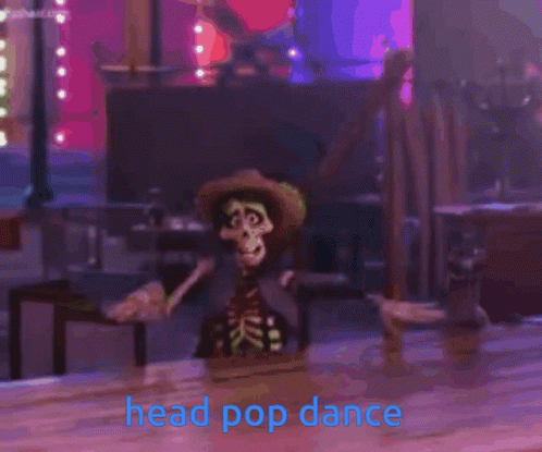 Coco Dance Skeleton GIF