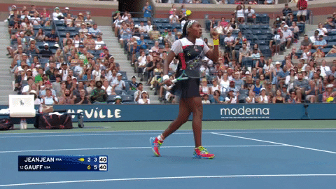 Coco Gauff Deuce Us Open 2022 GIF