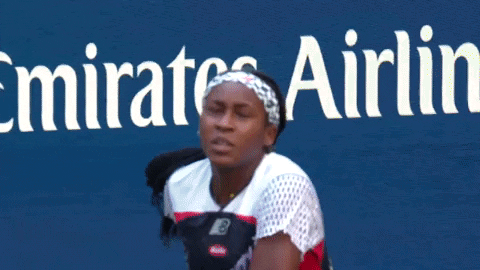 Coco Gauff Eager Us Open 2022 GIF
