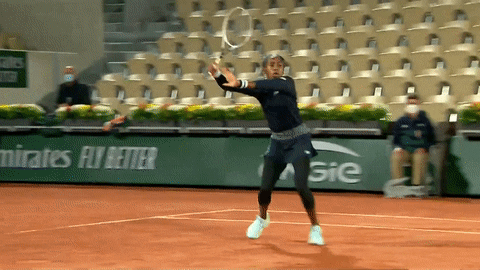 Coco Gauff Forehand French Open GIF