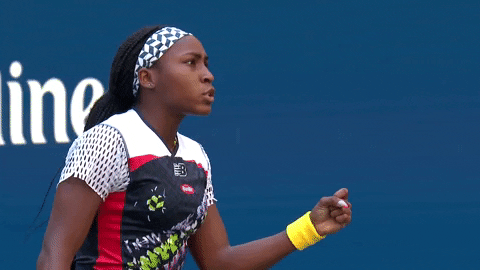 Coco Gauff Roar Us Open 2022 GIF