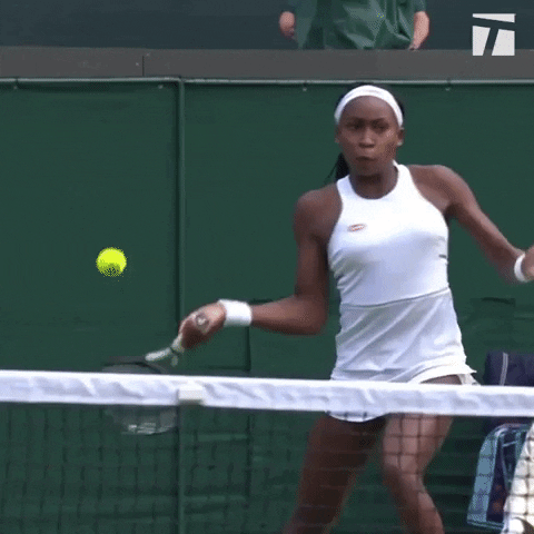 Coco Gauff Tennis Wimbledon 2019 GIF