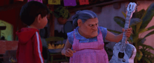 Coco Mama Guitar Got Broken GIF