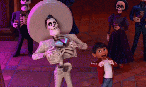 Coco Movie Ernesto With Miguel GIF