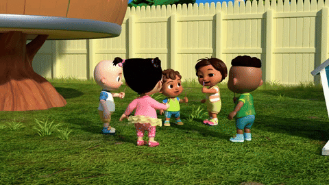 Cocomelon Kids Playing Hide And Seek GIF