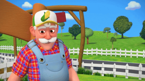 Cocomelon Old Macdonald Farming GIF