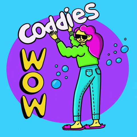 Coddies Wooow Animation GIF