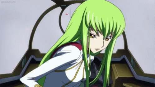 Code Geass C.c. Kissed Lelouch Lamperouge GIF