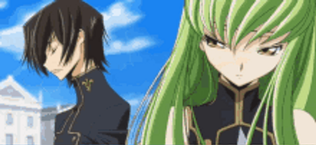 Code Geass Dark Background Serious Lelouch Lamperouge GIF