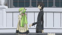 Code Geass Lelouch Lamperouge Pushed C.c. GIF